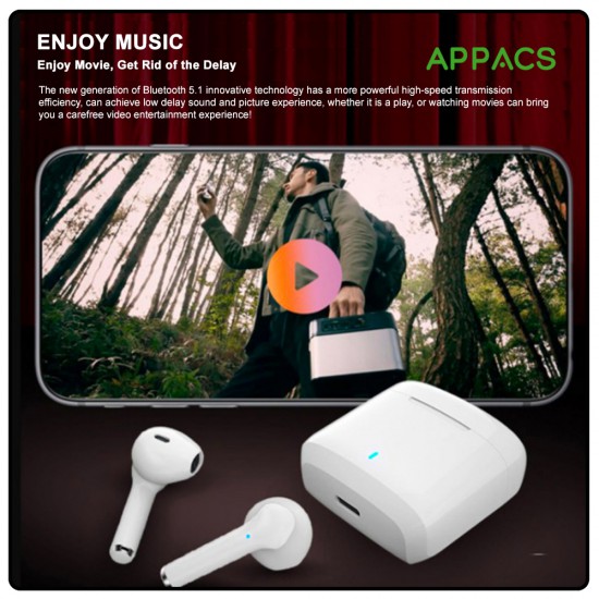APPACS Earbuds with Mic Wireless APPACS Earbuds with Mic Wireless