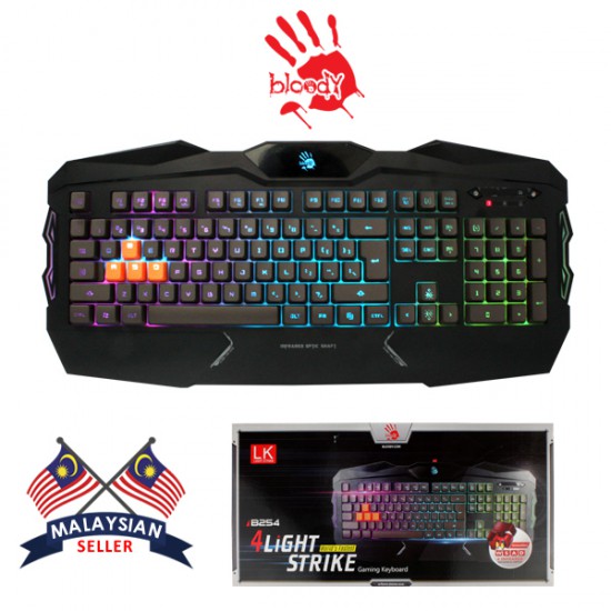 Bloody Light Strike 4-Infrared Mechanical Switch Gaming Keyboard B254