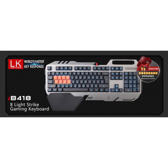 Bloody Light Strike 8-Infrared Switch Gaming Keyboard B418 Bloody Light Strike 8-Infrared Switch Gaming Keyboard B418