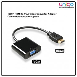 1080P HDMI to VGA Video Converter Adapter Cable without Audio Support