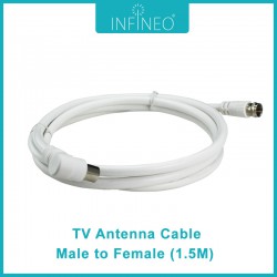 Infineo TV Antenna Cable Male to Female (1.5m)