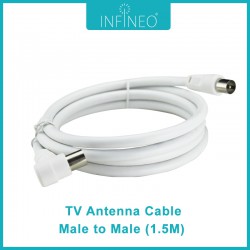 Infineo TV Antenna Cable Male to Male (1.5m)