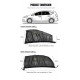 (4 PCS) Car Window Sun Shade Mesh Cover (Small, Front & Rear) (4 PCS) Car Window Sun Shade Mesh Cover (Small, Front & Rear)