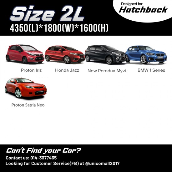 Evio Asia Full Car Cover Rain Dust Protection -Size YM (HR-V) Evio Asia Full Car Cover Rain Dust Protection -Size YM (HR-V)