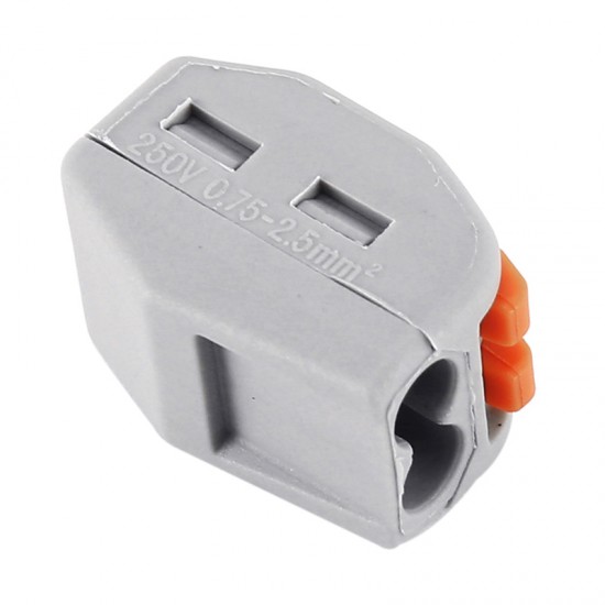 2 Pin Electric Terminal Block Wire Quick Cable Connector (10 units/pack) 2 Pin Electric Terminal Block Wire Quick Cable Connector (10 units/pack)