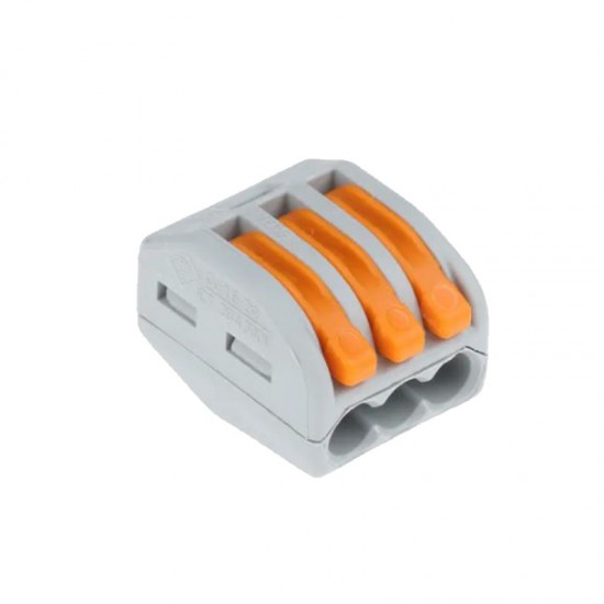 3 Pin Electric Terminal Block Wire Quick Cable Connector (10 units/pack) 3 Pin Electric Terminal Block Wire Quick Cable Connector (10 units/pack)