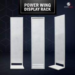 In-Store Retail Power Wing Sidekick, Display Rack, Display Standee