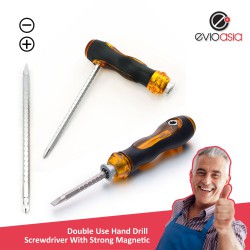 Double Use Hand Drill Screwdriver With Strong Magnetic