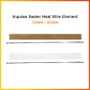 300/400mm Impulse Sealer Heat Wire Element Heating Plate Strip Sealing Machine