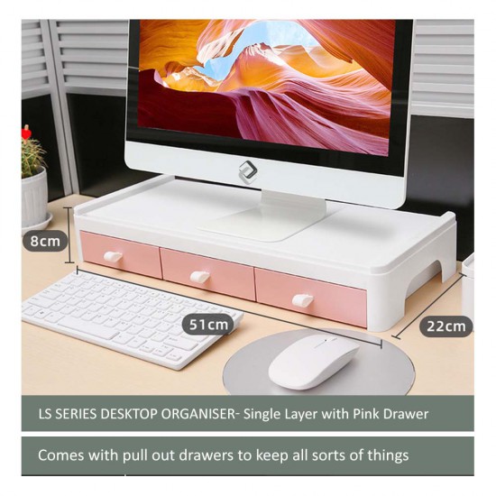 LS Series Desktop Organizer- Single Layer with Drawers LS Series Desktop Organizer- Single Layer with Drawers