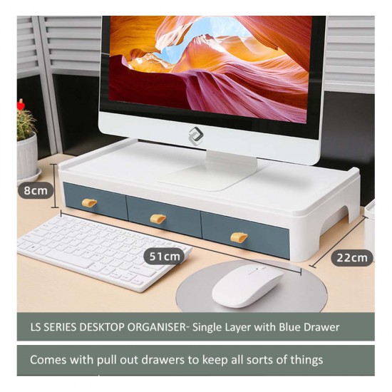 LS Series Desktop Organizer- Single Layer with Drawers LS Series Desktop Organizer- Single Layer with Drawers