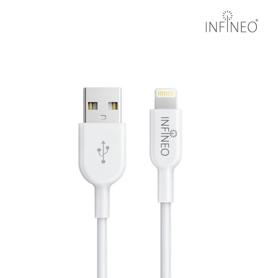 INFINEO Lightning Cable to USB Charging Cable for iPhone Support Latest iOS Version, 30 CM