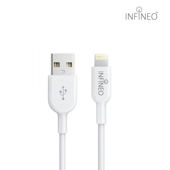 INFINEO Lightning Cable to USB Charging Cable for iPhone Support Latest iOS Version, 30 CM INFINEO Lightning Cable to USB Charging Cable for iPhone Support Latest iOS Version, 30 CM