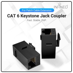 INFINEO Cat6 Cable Extension Connector