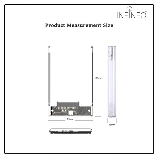 Transparent USB 3.1 Type C to 2.5 inches SATA Hard Disk Drive SSD External Enclosure