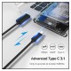 Transparent USB 3.1 Type C to 2.5 inches SATA Hard Disk Drive SSD External Enclosure Transparent USB 3.1 Type C to 2.5 inches SATA Hard Disk Drive SSD External Enclosure