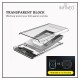 Transparent USB 3.1 Type C to 2.5 inches SATA Hard Disk Drive SSD External Enclosure Transparent USB 3.1 Type C to 2.5 inches SATA Hard Disk Drive SSD External Enclosure