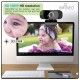 1080P Full HD Webcam USB Computer Laptop Driver-Free Web Camera with Mic