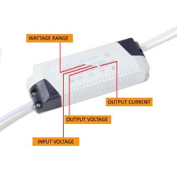 LED Driver Light Transformer Power Supply Adapter For Led Lamp-3W-36W