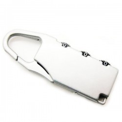 3 Digit Resettable Code Password Number Luggage Lock