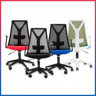 Evio Asia Ergonomic Mid-Back Mesh Office Chair (Model MC119)