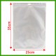 (25cm x 35cm) Clear White Plastic Bag Zip Lock Pouch Packaging / Plastik Beg (100pcs/pack)