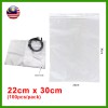 (22cm x 30cm) Clear White Plastic Bag Zip Lock Pouch Packaging / Plastik Beg (100pcs/pack)