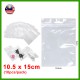 (10.5cm x 15cm) Clear White Plastic Bag Zip Lock Pouch Packaging / Plastik Beg (10pcs=1pack) (10.5cm x 15cm) Clear White Plastic Bag Zip Lock Pouch Packaging / Plastik Beg (10pcs=1pack)