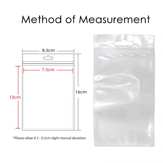 (8.5cm x 16cm) Clear White Plastic Bag Zip Lock Pouch Packaging / Plastik Beg (10pcs=1pack) (8.5cm x 16cm) Clear White Plastic Bag Zip Lock Pouch Packaging / Plastik Beg (10pcs=1pack)
