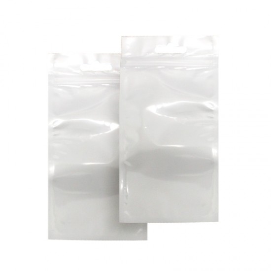 (10.5cm x 15cm) Clear White Plastic Bag Zip Lock Pouch Packaging / Plastik Beg (10pcs=1pack)