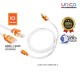 Cat 7 Super High Speed Damper Series White / Round Cable [10M] 