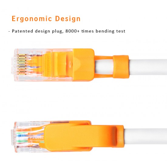 PowerSync CAT 6e Giga-Speed LAN Round Cable