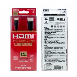 Powersync Mini HDMI A Type to Mini C Type (1.5Meter)