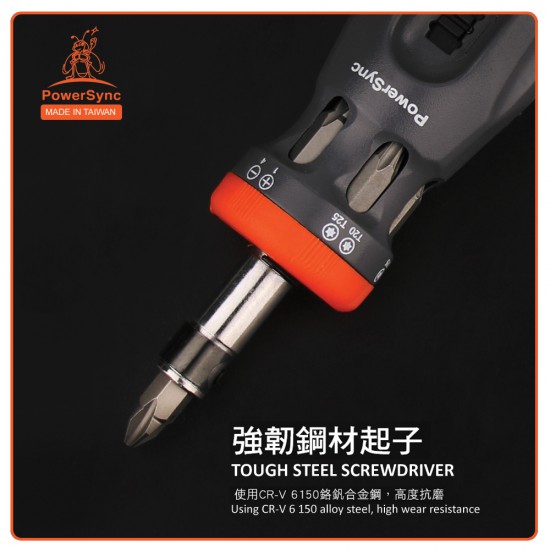 PowerSync 12-IN-1 10T Ratcheting Screwdriver PowerSync 12-IN-1 10T Ratcheting Screwdriver
