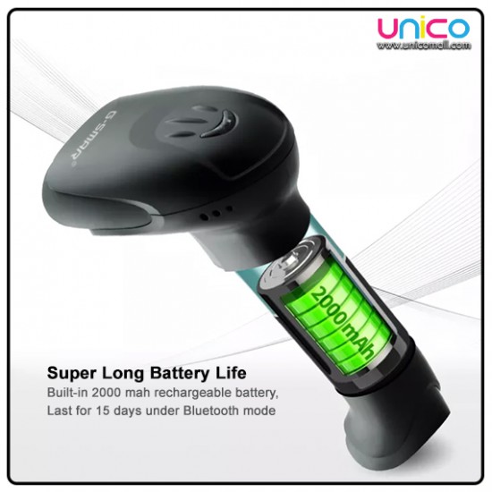G-Smar Wireless Barcode Scanner with advanced 1D/2D Scanning Technology G-Smar Wireless Barcode Scanner with advanced 1D/2D Scanning Technology