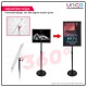 A3 Display Stand Adjustable Height Round Corner Easy Snap Frame Poster A3 Display Stand Adjustable Height Round Corner Easy Snap Frame Poster