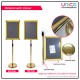 A3 Display Stand Adjustable Height Round Corner Easy Snap Frame Poster A3 Display Stand Adjustable Height Round Corner Easy Snap Frame Poster