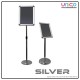 A3 Display Stand Adjustable Height Round Corner Easy Snap Frame Poster A3 Display Stand Adjustable Height Round Corner Easy Snap Frame Poster