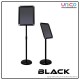 A3 Display Stand Adjustable Height Round Corner Easy Snap Frame Poster A3 Display Stand Adjustable Height Round Corner Easy Snap Frame Poster