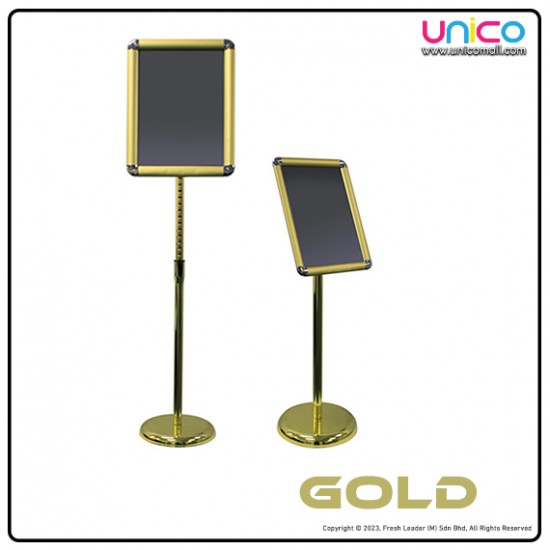 A3 Display Stand Adjustable Height Round Corner Easy Snap Frame Poster A3 Display Stand Adjustable Height Round Corner Easy Snap Frame Poster