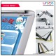 A4 Display Stand Adjustable Height Round Corner Easy Snap Frame Poster