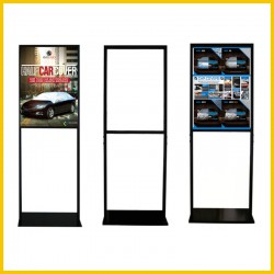 Evio Asia Metal Poster Display Double Stand