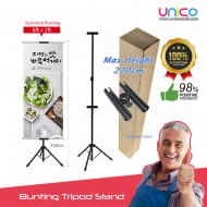 Evio Asia Tripod Display Stand T Bunting Banner Advertising Double Sided