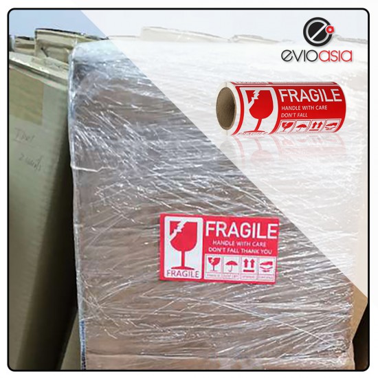 Fragile Warning Label Sticker 3" X 5" Fragile Warning Label Sticker 3" X 5"