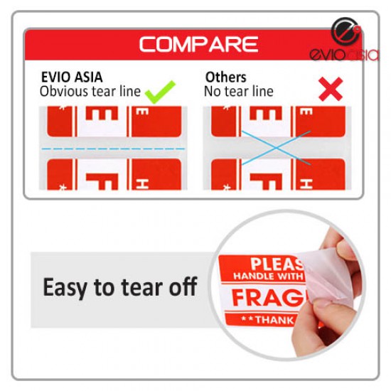 Fragile Warning Label Sticker 2" x 3" Fragile Warning Label Sticker 2" x 3"