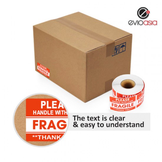 Fragile Warning Label Sticker 2" x 3" Fragile Warning Label Sticker 2" x 3"