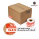 Fragile Warning Label Sticker 2" x 3" Fragile Warning Label Sticker 2" x 3"