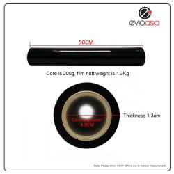 Evio Asia Black Stretch Film -500mm x 1.5kg