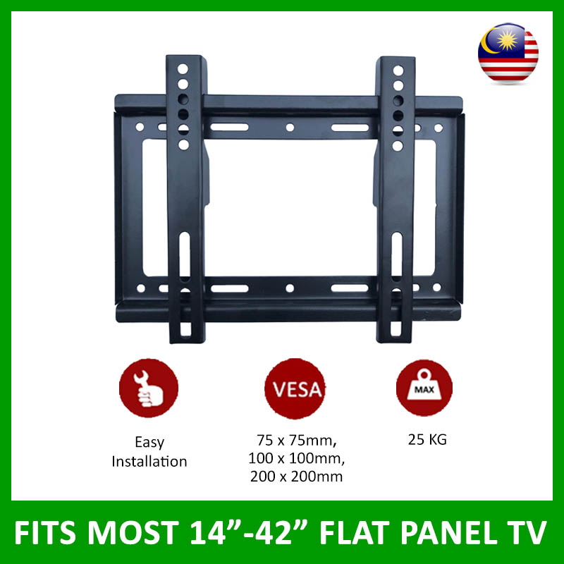 Universal Led Lcd Fixed Tv Wall Mount Bracket For 14 42 Inch - 42 Tv Wall Mount Bracket Universal Led Lcd Fixed Tv Wall Mount Bracket For 14 42 Inch - 42 Tv Wall Mount Bracket