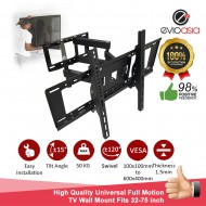 Universal telescopic retractable wall bracket LCD TV mount for 32''-75"